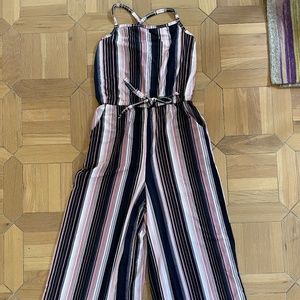 NWT Area Code 407 Gaucho Romper girls size 12 Adorable!!